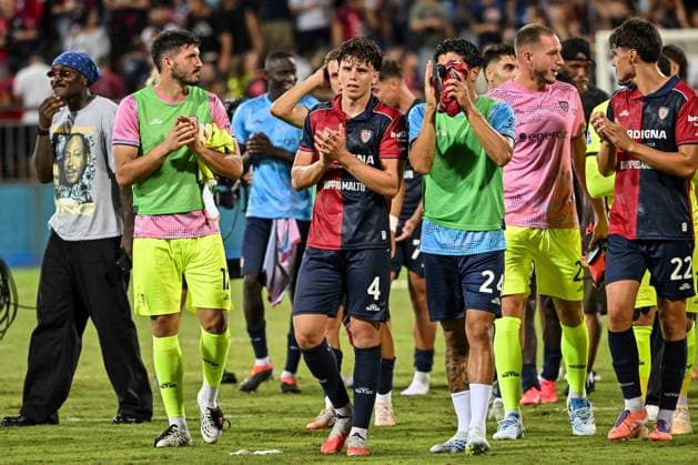 SOCCER - Serie A - Cagliari Calcio vs. US Lecce Photo by IPA ABACAPRESS.COM88249414 - Alessandro Romano of Cagliari Calcio during the Cagliari Calcio vs. US Lecce Serie A soccer match in Cagliari, Italy, on September 7, 2026 Cagliari Italy  Copyright: xIPAxSport ABACAx