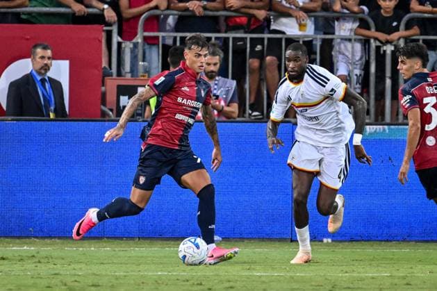 SOCCER - Serie A - Cagliari Calcio vs. US Lecce Photo by IPA ABACAPRESS.COM88249570 - Daniel Maldini of Cagliari Calcio during the Cagliari Calcio vs. US Lecce Italian Serie A soccer match in Cagliari, Italy, on September 7, 2026 Cagliari Italy  Copyright: xIPAxSport ABACAx