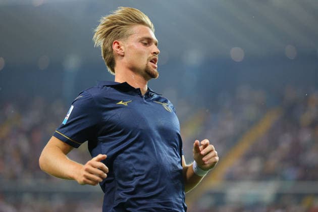 SOCCER - Serie A - Udinese Calcio vs. SS Lazio Photo by IPA ABACAPRESS.COM88249804 - Lazio s Kenneth Taylor during the Serie A Enilive soccer match between Udinese and Lazio at the Bluenergy Stadium in northeastern Italy on September 7, 2026. Udine Italy  Copyright: xIPAxSport ABACAx