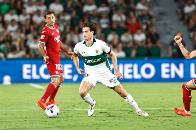 Javi Morcillo (Elche), SEPTEMBER 7, 2026 - Football Soccer : Spanish LaLiga EA Sports match between Elche CF - Real Sociedad at the Estadio Martinez Valero in Elche, Spain. Noxthirdxpartyxsales  aflo_346016744 MutsuxKawamorix