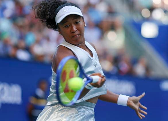 US Open tennis tournament - Day 9 epaselect Naomi Osaka of Japan in action against Elena Rybakina of Kazakhstan during the Women s Singles round 4 of the US Open Tennis Championships at the USTA Billie Jean King National Tennis Center in Flushing Meadows, New York, USA, 07 September 2026. The 2026 US Open tournament runs from 23 August through 13 September. FLUSHING MEADOWS NEW YORK United States  Copyright: xSARAHxYENESELx