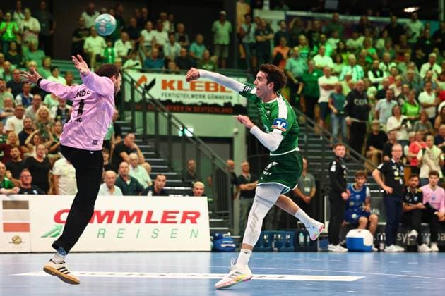 Goal by Marti Soler, HSG Wetzlar (GER), HSG Wetzlar vs. ThSV Eisenach, Handball, Opel Handball Bundesliga, Matchday 3, 2026–2027 Season, September 7, 2026 GER, HSG Wetzlar vs. ThSV Eisenach, Handball, Opel Handball Bundesliga, Matchday 3, 2026–2027 season, September 7, 2026 Wetzlar Copyright: xEibner-Pressefoto RenexWeissx EP_RWS