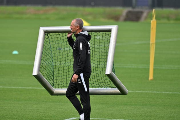 08.09.2026; Moenchengladbach; Fussball, Herren, Saison 2026 2027, Training Borussia Moenchengladbach Jan-Moritz Lichte Co-Trainer Gladbach) DFL regulations prohibit any use of photographs as image sequences and or quasi-video. ista-Borussia-Park Nordrhein-Westfalen Deutschland *** September 8, 2026, Mönchengladbach, Soccer, Men s, 2026–2027 Season, Borussia Mönchengladbach Training, Jan Moritz Lichte, Assistant Coach, Gladbach. DFL regulations prohibit any use of photographs as image sequences and or quasi-video footage at Borussia Park, North Rhine-Westphalia, Germany