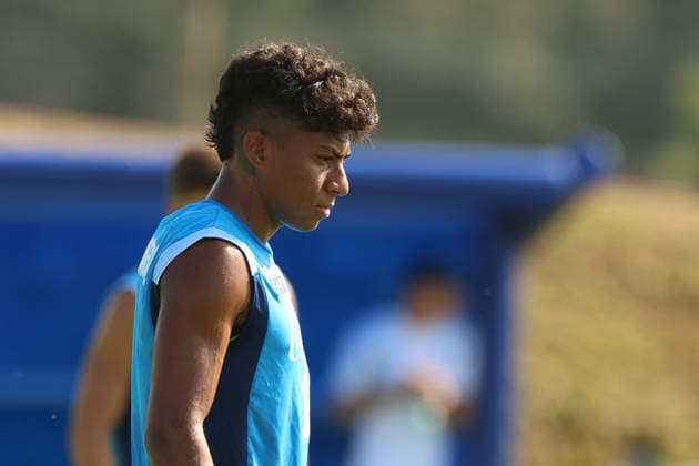 September 8, 2026, Castel Volturno, Napoli, Italy: David Neres of Napoli during a training session head of the UEFA Champions League 2026 27 at Napoli training center on September 8 , 2026 in Castel Volturno, Italy SSC Napoli Training Session And press conference, PK, Pressekonferenz - UEFA Champions League 2025 26 League Phase MD1.  - ZUMAl131 20260908_zsp_l131_015 Copyright: xCiroxDexLucax