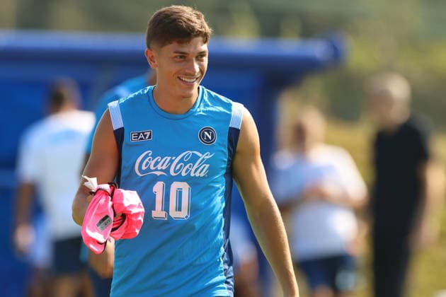 September 8, 2026, Castel Volturno, Napoli, Italy: Costantino Favasuli of Napoli during a training session head of the UEFA Champions League 2026 27 at Napoli training center on September 8 , 2026 in Castel Volturno, Italy SSC Napoli Training Session And press conference, PK, Pressekonferenz - UEFA Champions League 2025 26 League Phase MD1.  - ZUMAl131 20260908_zsp_l131_016 Copyright: xCiroxDexLucax