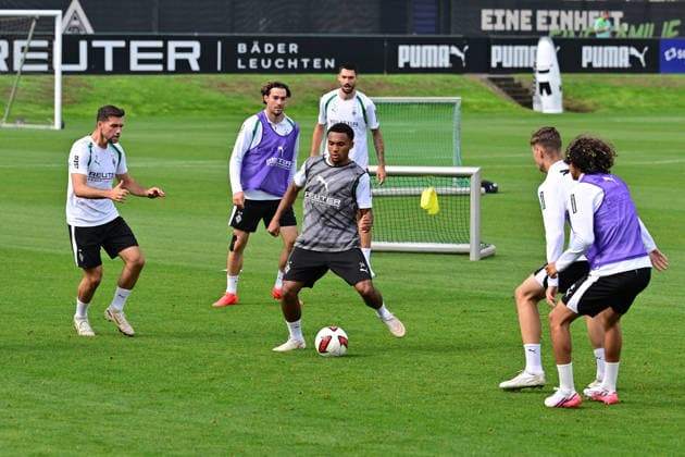 08.09.2026; Moenchengladbach; Fussball, Herren, Saison 2026 2027, Training Borussia Moenchengladbach Mathieu Nguefack (Gladbach, Mitte) DFL regulations prohibit any use of photographs as image sequences and or quasi-video. ista-Borussia-Park Nordrhein-Westfalen Deutschland *** September 8, 2026, Mönchengladbach, Soccer, Men s, 2026–2027 Season, Borussia Mönchengladbach Training, Mathieu Nguefack, Gladbach, Center. DFL regulations prohibit any use of photographs as image sequences and or quasi-video footage at Borussia Park, North Rhine-Westphalia, Germany