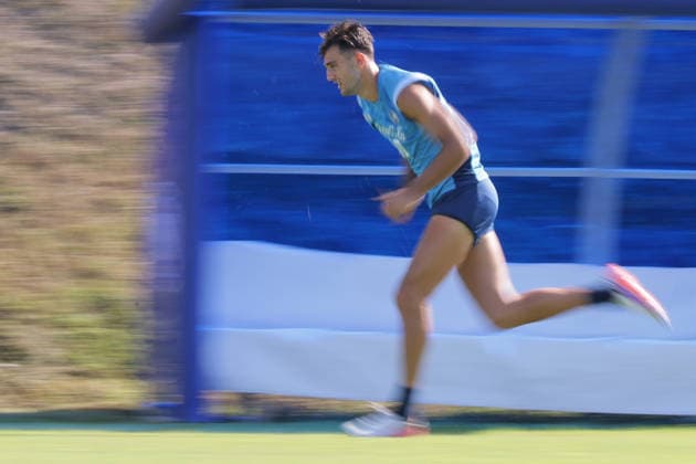 Napoli™s Lorenzo Lucca During training at the SSC Napoli sports center, Champions League Napoli - Arsenal Castel Volturno (CE) on September 08 , 2026  Copyright: xAlessandroxGarofalo LaPressex