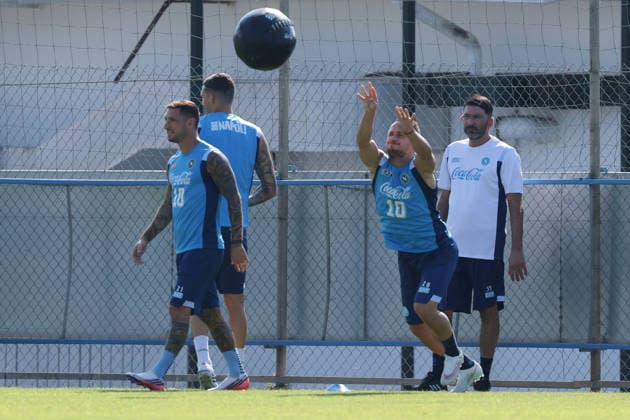 Napoli™s Stanislav Lobotka During training at the SSC Napoli sports center, Champions League Napoli - Arsenal Castel Volturno (CE) on September 08 , 2026  Copyright: xAlessandroxGarofalo LaPressex
