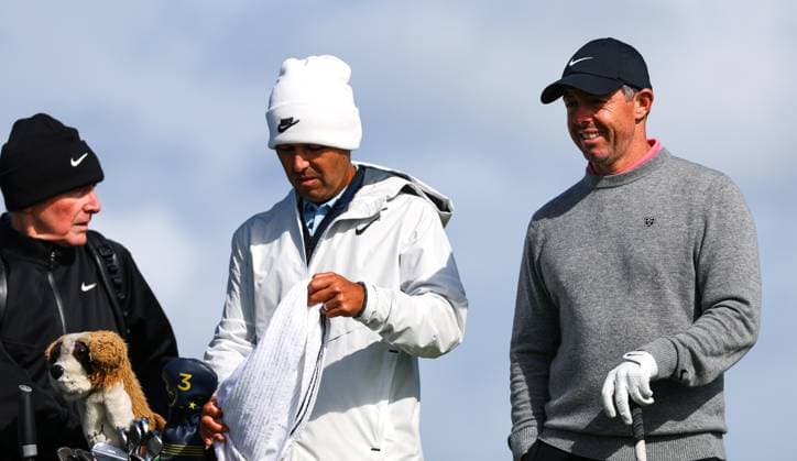 2026 Amgen Irish Open - Previews, Trump International Golf Links, Doonbeg, Clare 8 9 2026 Rory McIlroy practices at the 15th hole Rory McIlroy practices at the 15th hole 8 9 2026  Copyright: xx BB2_4891