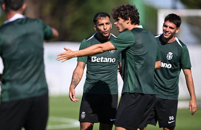 Ahead of Sporting CP - Galatasaray UEFA Champions League opener LISBON, PORTUGAL - SEPTEMBER 08: Sporting CP players attend a training session at the Cristiano Ronaldo Academy in Lisbon, Portugal on September 08, 2026, ahead of their UEFA Champions League opening match against Galatasaray. Burak Akbulut Anadolu Lisbon Portugal. Editorial use only. Please get in touch for any other usage.  Copyright: x2026xAnadoluxBurakxAkbulutx