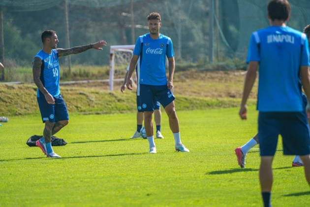 September 8, 2026, Castelvolturno, Campania, ITALIA: Amir Rramani of SSC Napoli Durante lÃ¢â‚¬â ¢allenamento pre partita Champions League tra Napoli ed Arsenal a Castelvolturno del 08 09 2026 Castelvolturno ITALIA - ZUMAs236 20260908_aap_s236_010 Copyright: xFabioxSassox