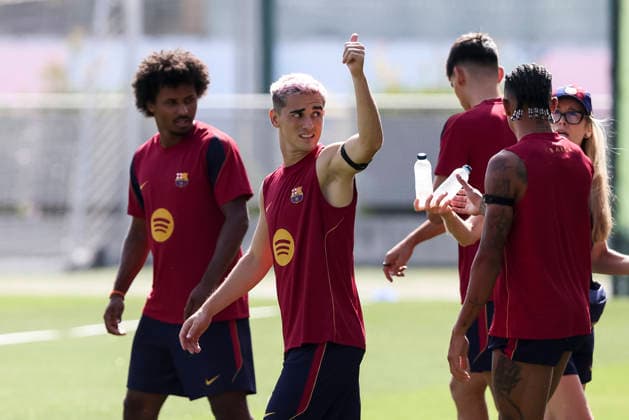 September 8, 2026, Sant Joan Despi, Barcelona, Spain: Gavi during the training day of FC Barcelona, Barca ahead UEFA Champions League 2026 27, football match against Feyenoord at Ciutat Esportiva Joan Gamper on September 08, 2026 in Sant Joan Despi, Barcelona, Spain. Sant Joan Despi Spain - ZUMAa181 20260908_zaa_a181_010 Copyright: xJavierxBorregox