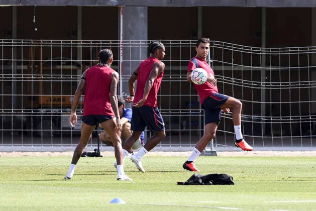 September 8, 2026, Sant Joan Despi, Barcelona, Spain: Rodri during the training day of FC Barcelona, Barca ahead UEFA Champions League 2026 27, football match against Feyenoord at Ciutat Esportiva Joan Gamper on September 08, 2026 in Sant Joan Despi, Barcelona, Spain. FC Barcelona Training And press conference, PK, Pressekonferenz - UEFA Champions League 2026 27  - ZUMAa181 20260908_zaa_a181_007 Copyright: xJavierxBorregox