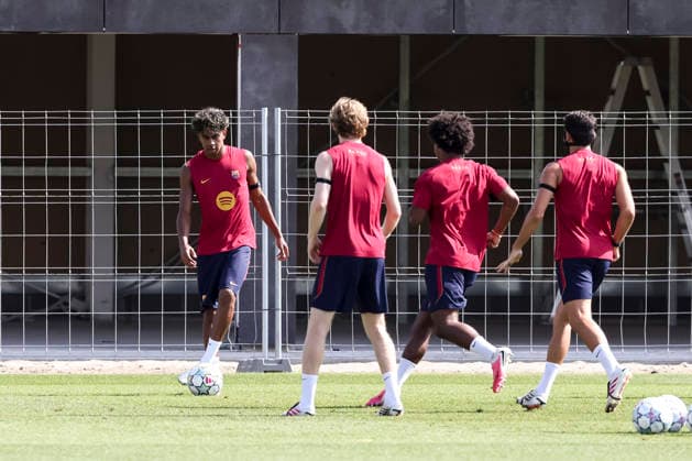 September 8, 2026, Sant Joan Despi, Barcelona, Spain: Lamine Yamal during the training day of FC Barcelona, Barca ahead UEFA Champions League 2026 27, football match against Feyenoord at Ciutat Esportiva Joan Gamper on September 08, 2026 in Sant Joan Despi, Barcelona, Spain. FC Barcelona Training And press conference, PK, Pressekonferenz - UEFA Champions League 2026 27  - ZUMAa181 20260908_zaa_a181_020 Copyright: xJavierxBorregox