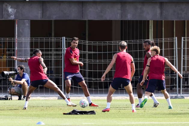 September 8, 2026, Sant Joan Despi, Barcelona, Spain: Rodri during the training day of FC Barcelona, Barca ahead UEFA Champions League 2026 27, football match against Feyenoord at Ciutat Esportiva Joan Gamper on September 08, 2026 in Sant Joan Despi, Barcelona, Spain. FC Barcelona Training And press conference, PK, Pressekonferenz - UEFA Champions League 2026 27  - ZUMAa181 20260908_zaa_a181_021 Copyright: xJavierxBorregox