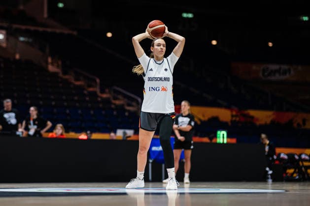 FIBA Women’s Basketball World Cup 2026 Germany Training Session, September 8, 2026 Emily Bessoir Germany, 22 Basketball, FIBA Women’s Basketball World Cup 2026, Final Phase, Germany Training on September 8, 2026, at the Uber Arena, Berlin Copyright: xBEAUTIFULxSPORTS Tonhäuserx