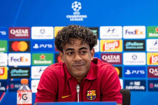Football, Champions League, FC Barcelona, press conference