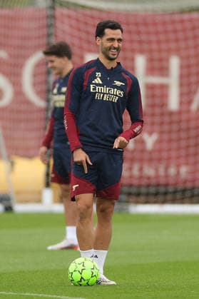 Arsenal Training, Champions League Mikel Merino of Arsenal during the Arsenal Training session ahead of the UEFA Champions League Round 1 match v Napoli, at the Arsenal FC Training Centre, London Colney, England on 8 September 2026 Credit: Tiego Grenho Every Second Media Editorial use only. All images are copyright Every Second Media Limited. No images may be reproduced without prior permission. Copyright: xIMAGO EveryxSecondxMediax ESM-2149-0022 TiegoxGrenhox xEveryxSecondxMediax