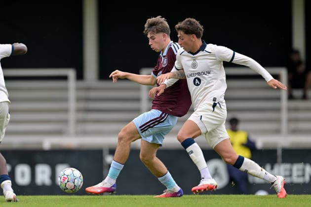Football, UEFA Youth League, Club Brugge v Aston Villa