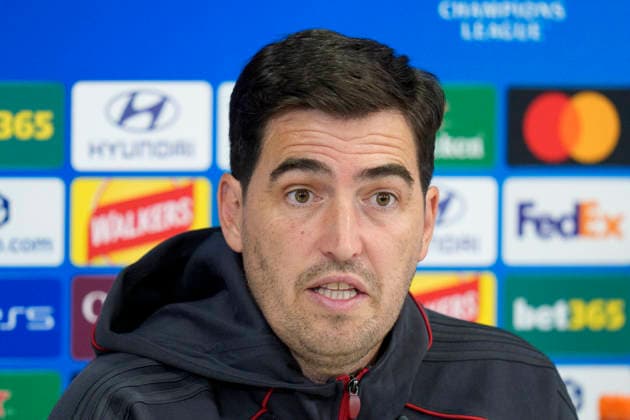 Liverpool press conference, PK, Pressekonferenz Liverpool FC manager Andoni Iraola speaks to the press during the Press Conference at Anfield Stadium ahead of the UEFA Champions League Round 1 match v Atletico Madrid, Anfield, Liverpool, England on 8 September 2026 Credit: Steve Flynn Every Second Media Editorial use only. All images are copyright Every Second Media Limited. No images may be reproduced without prior permission. Copyright: xIMAGO EveryxSecondxMediax ESM-2146-0007 StevexFlynnx xEveryxSecondxMediax