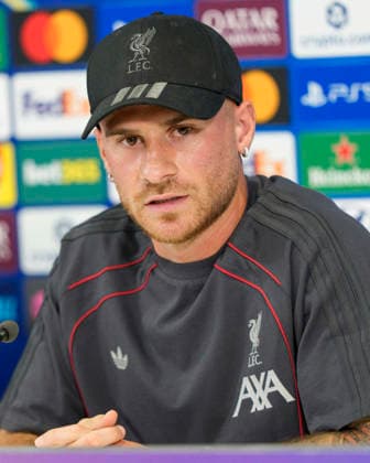 Liverpool press conference, PK, Pressekonferenz Alexis Mac Allister of Liverpool FC speaks with the press during the Press Conference at Anfield Stadium ahead of the UEFA Champions League Round 1 match v Atletico Madrid, Anfield, Liverpool, England on 8 September 2026 Credit: Steve Flynn Every Second Media Editorial use only. All images are copyright Every Second Media Limited. No images may be reproduced without prior permission. Copyright: xIMAGO EveryxSecondxMediax ESM-2146-0051 StevexFlynnx xEveryxSecondxMediax