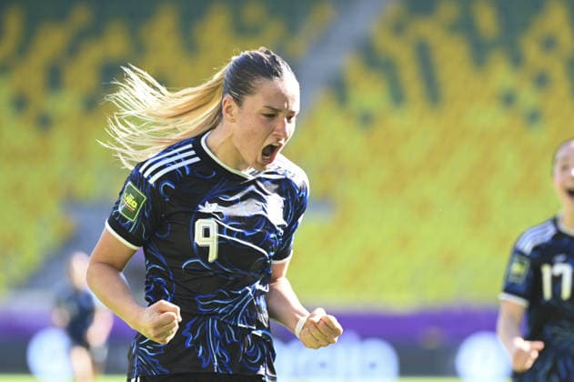 IPA88273437 - Mercedes Diz (ARG) celebrating after scoring a goal during the FIFA U-20 Women s World Cup match between Benin and Argentina in Katowice, Poland, on September 8, 2026  Copyright: xMichalxDubiel IPAxSportx xx IPA88273437