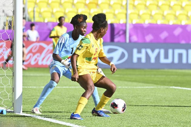 IPA88273444 - Larissa Saizonou (BEN) and Assanatou Alassane (BEN) during the FIFA U-20 Women s World Cup match between Benin and Argentina in Katowice, Poland, on September 8, 2026  Copyright: xMichalxDubiel IPAxSportx xx IPA88273444