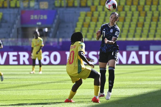IPA88273447 - Nailatou Sadikou (BEN) and Dolo Delgado (ARG) during the FIFA U-20 Women s World Cup match between Benin and Argentina in Katowice, Poland, on September 8, 2026  Copyright: xMichalxDubiel IPAxSportx xx IPA88273447
