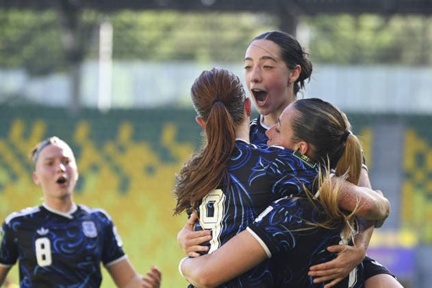 IPA88273452 - Mercedes Diz (ARG) celebrating after scoring a goal during the FIFA U-20 Women s World Cup match between Benin and Argentina in Katowice, Poland, on September 8, 2026  Copyright: xMichalxDubiel IPAxSportx xx IPA88273452