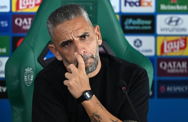 Ahead of Sporting CP - Galatasaray UEFA Champions League LISBON, PORTUGAL - SEPTEMBER 8: Sporting head coach Rui Borges and player Rui Silva answer questions during a press conference, PK, Pressekonferenz at Jose Alvalade Stadium ahead of the UEFA Champions League opening-week match between Sporting and Galatasaray in Lisbon, Portugal, on September 8, 2026. Burak Akbulut Anadolu Lizbon Portugal. Editorial use only. Please get in touch for any other usage.  Copyright: x2026xAnadoluxBurakxAkbulutx