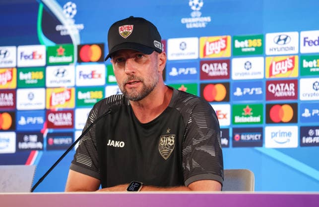 September 8, 2026, Stuttgart, Germany, Soccer: VfB Stuttgart Press Conference, Coach Sebastian Hoeneß