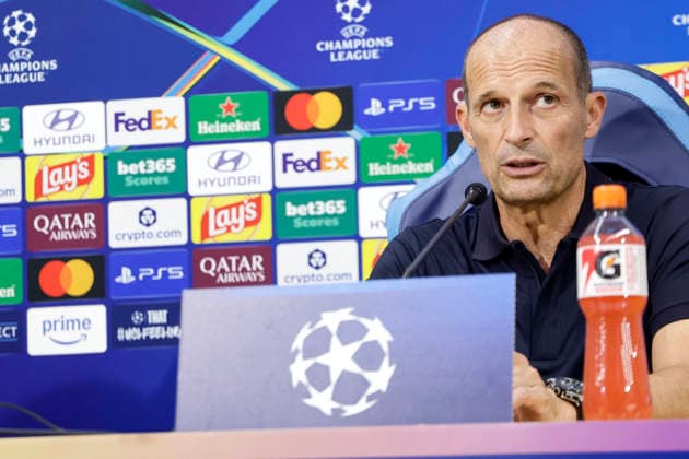 Italy: press conference, PK, Pressekonferenz SSC Napoli cl SSC Napoli vs Arsenal Napoli™s Italian coach Massimiliano Allegri during the SSC Napoli press conference the day before the Champions League football match against Arsenal at the Diego Armando Maradona stadium in Napoli on 08 september, 2026. _BPH6927 Copyright: xAntonioxBalascox