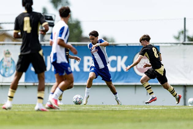 September 8, 2026, Porto, Porto, Portugal: Porto, Portugal - SEPTEMBER 08: Mateus Mide of fc porto in action during the UEFA Youth League 2026 27 League match between Fc Porto and Manchester City at Centro de Treinos e FormaoÂßao Desportiva Jorge Costa on September 08, 2026 in Porto, Portugal. Youth League - Fc Porto X Manchester City  - ZUMAe141 20260908_zsp_e141_003 Copyright: xLuisxEirasx