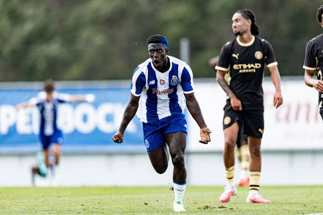 September 8, 2026, Porto, Porto, Portugal: Porto, Portugal - SEPTEMBER 08: Theron Jamaica of fc porto celebrates goal during the UEFA Youth League 2026 27 League match between Fc Porto and Manchester City at Centro de Treinos e FormaoÂßao Desportiva Jorge Costa on September 08, 2026 in Porto, Portugal. Youth League - Fc Porto X Manchester City  - ZUMAe141 20260908_zsp_e141_005 Copyright: xLuisxEirasx