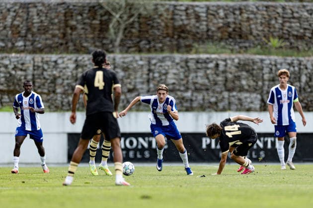 September 8, 2026, Porto, Porto, Portugal: Porto, Portugal - SEPTEMBER 08: Hjalte Froholdt of fc Porto in action during the UEFA Youth League 2026 27 League match between Fc Porto and Manchester City at Centro de Treinos e FormaoÂßao Desportiva Jorge Costa on September 08, 2026 in Porto, Portugal. Youth League - Fc Porto X Manchester City  - ZUMAe141 20260908_zsp_e141_006 Copyright: xLuisxEirasx