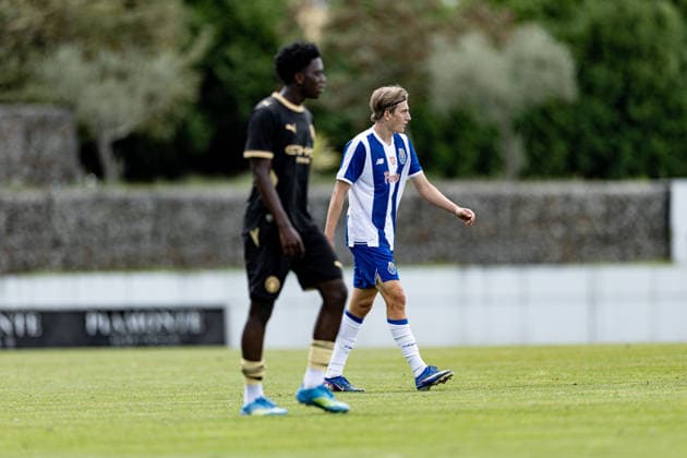 September 8, 2026, Porto, Porto, Portugal: Porto, Portugal - SEPTEMBER 08: Hjalte Froholdt of fc Porto in action during the UEFA Youth League 2026 27 League match between Fc Porto and Manchester City at Centro de Treinos e FormaoÂßao Desportiva Jorge Costa on September 08, 2026 in Porto, Portugal. Youth League - Fc Porto X Manchester City  - ZUMAe141 20260908_zsp_e141_008 Copyright: xLuisxEirasx