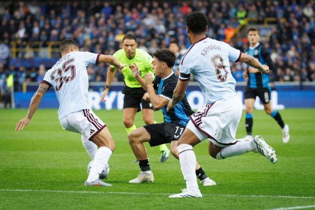 Football, Champions League, Club Brugge v Aston Villa