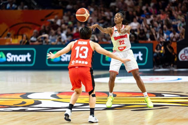 Yvonne Turner, Hungary, 22; Rui Machida, Japan, 13; GER, Hungary vs. Japan, Basketball, 2026 FIBA Women s World Cup, Quarterfinal Qualifier, September 8, 2026, GER, Hungary vs. Japan, Basketball, 2026 FIBA Women’s World Cup, Quarterfinal Qualifier, September 8, 2026, Berlin Copyright: xEibner-Pressefoto MaxxVincenx EP_MVN