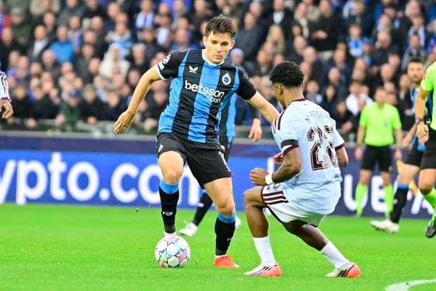 Club Brugge v Aston Villa - UEFA Champions League BRUGGE, BELGIUM - SEPTEMBER 08 : Vetlesen Hugo midfielder of Club Brugge during the UEFA Champions League 2026 27 League Phase MD1 match between Club Brugge and Aston Villa on September 8, 2026 in Brugge, Belgium, 08 09 2026 Brugge Belgium  Copyright: xJanxDexMeuleneirx