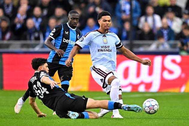Club Brugge v Aston Villa - UEFA Champions League BRUGGE, BELGIUM - SEPTEMBER 08 : Sabbe Kyriani defender of Club Brugge during the UEFA Champions League 2026 27 League Phase MD1 match between Club Brugge and Aston Villa on September 8, 2026 in Brugge, Belgium, 08 09 2026 Brugge Belgium  Copyright: xTomasxSiskx