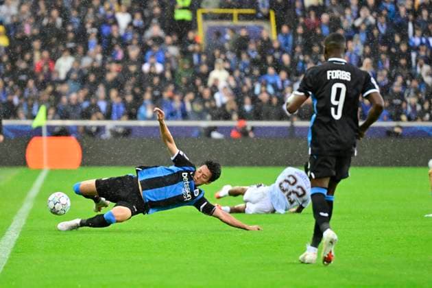 Club Brugge v Aston Villa - UEFA Champions League BRUGGE, BELGIUM - SEPTEMBER 08 : Lee Han-beom defender of Club Brugge during the UEFA Champions League 2026 27 League Phase MD1 match between Club Brugge and Aston Villa on September 8, 2026 in Brugge, Belgium, 08 09 2026 Brugge Belgium  Copyright: xJanxDexMeuleneirx
