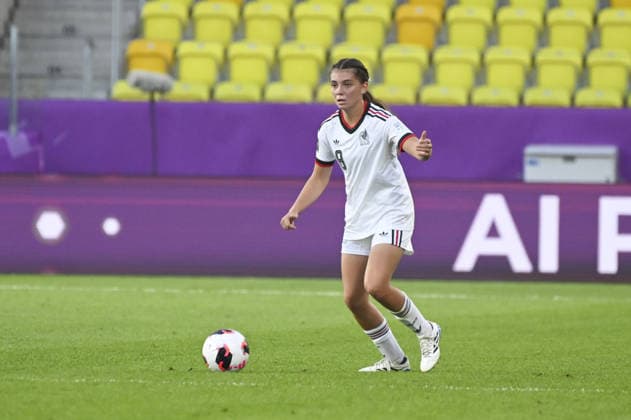IPA88279246 - Abril Fragoso (MEX) during the FIFA U-20 Women s World Cup match between Poland and Mexico in Katowice, Poland, on September 8, 2026  Copyright: xMichalxDubiel IPAxSportx xx IPA88279246
