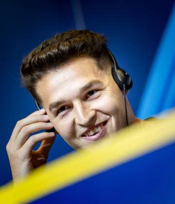 BARCELONA - Mika Marmol of Feyenoord during a press conference, PK, Pressekonferenz at Camp Nou ahead of the UEFA Champions League match between FC Barcelona, Barca and Feyenoord. KOEN VAN WEEL ANP xVIxANPxSportx xxANPxIVx 567661639 originalFilename: 567661639.jpg