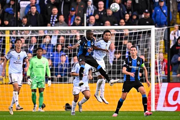 Club Brugge v Aston Villa - UEFA Champions League BRUGGE, BELGIUM - SEPTEMBER 08 : Forbs Carlos forward of Club Brugge during the UEFA Champions League 2026 27 League Phase MD1 match between Club Brugge and Aston Villa on September 8, 2026 in Brugge, Belgium, 08 09 2026 Brugge Belgium  Copyright: xTomasxSiskx
