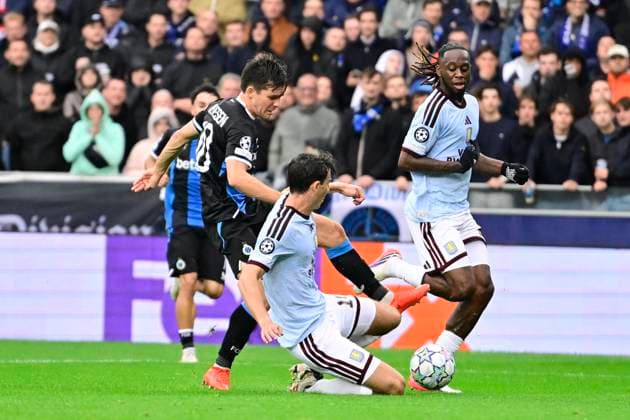 Club Brugge v Aston Villa - UEFA Champions League BRUGGE, BELGIUM - SEPTEMBER 08 : Vetlesen Hugo midfielder of Club Brugge during the UEFA Champions League 2026 27 League Phase MD1 match between Club Brugge and Aston Villa on September 8, 2026 in Brugge, Belgium, 08 09 2026 Brugge Belgium  Copyright: xJanxDexMeuleneirx