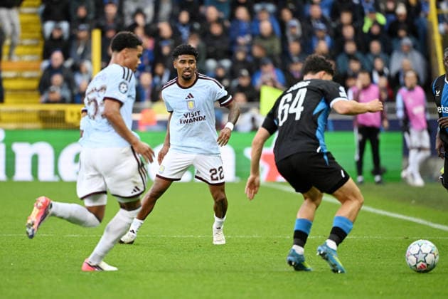 260908 Club Brugge vs Aston Villa Ian Maatsen (22) of Aston Villa is pictured during the Uefa Champions League matchday 1 game in the League phase in season 2026 - 2027 between Club Brugge KV and Aston Villa on September 8 , 2026 in Brugge, Belgium. (Photo by Maarten Straetemans Isosport) Brugge Belgium  Copyright: xMaartenxStraetemansx MS1_5011