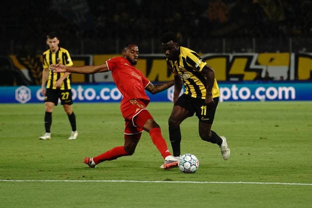 September 8, 2026, Athens, Athens, Greece: ABOUBAKARY KOITA wins the free kick from which AEK ATHENS take the lead to make it 1Ã¢â‚¬0 during the UEFA Champions League match between AEK Athens and LASK at the Allwyn Arena in Athens, Greece, on September 8, 2026. Athens Greece - ZUMAa226 20260908_zip_a226_005 Copyright: xGiorgosxArapekosx
