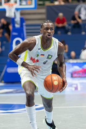 Joshua Bonga Bayreuth, 0, Syntainics MBC vs. Medikamente per Klick Bayreuth, Exhibition Game, Preseason, Basketball, Bundesliga, 2. Bundesliga, Men, 2026–27 Season, September 8, 2026, Weißenfels Stadthalle, Saxony-Anhalt, Germany