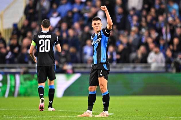 Club Brugge v Aston Villa - UEFA Champions League BRUGGE, BELGIUM - SEPTEMBER 08 : Tresoldi Nicolo forward of Club Brugge during the UEFA Champions League 2026 27 League Phase MD1 match between Club Brugge and Aston Villa on September 8, 2026 in Brugge, Belgium, 08 09 2026 Brugge Belgium  Copyright: xTomasxSiskx
