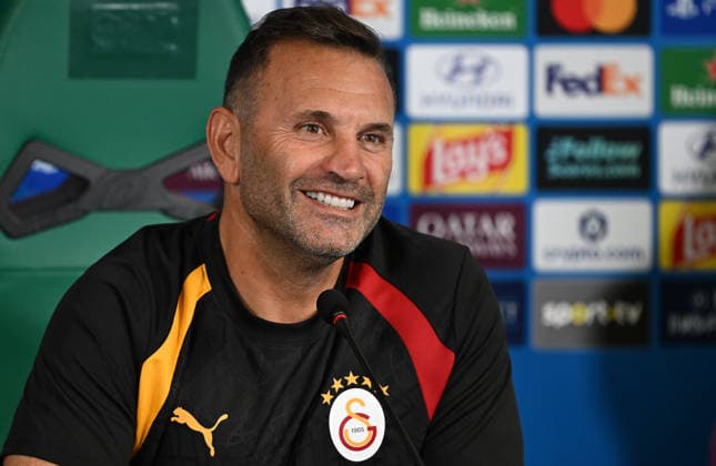Football, Champions League, Galatasaray Istanbul, press conference